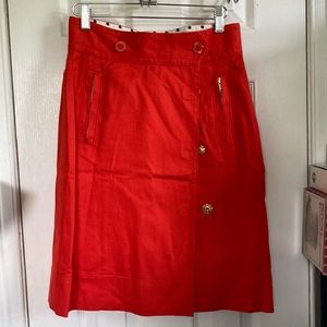 Marc Jacobs Orange Skirt
